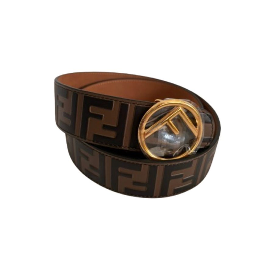 Fendi Zucca leather belt sz90