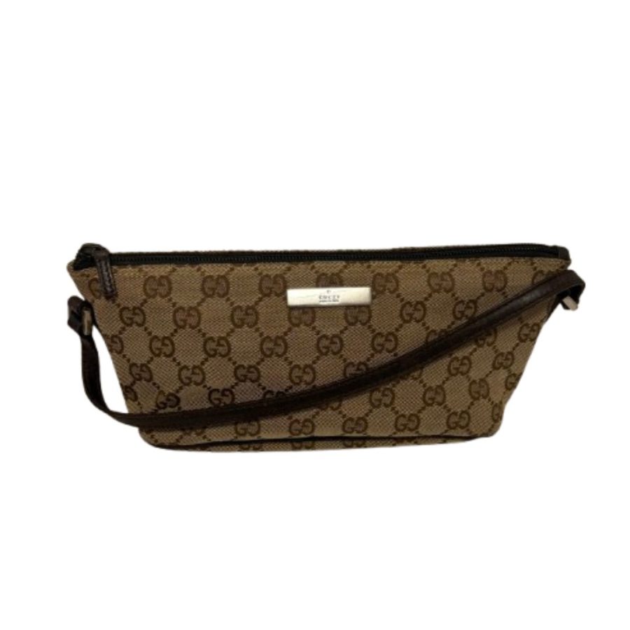 Gucci GG Canvas Boat Shoulder Bag