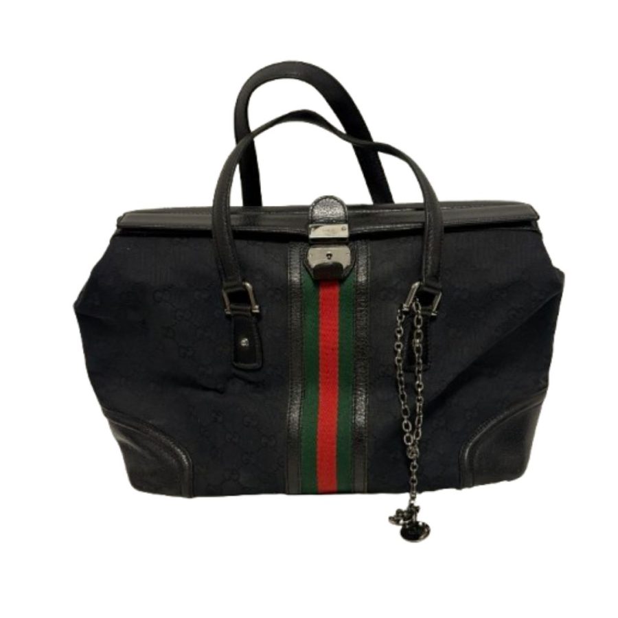 Gucci Boston / Duffle Bag ā GG Canvas Web